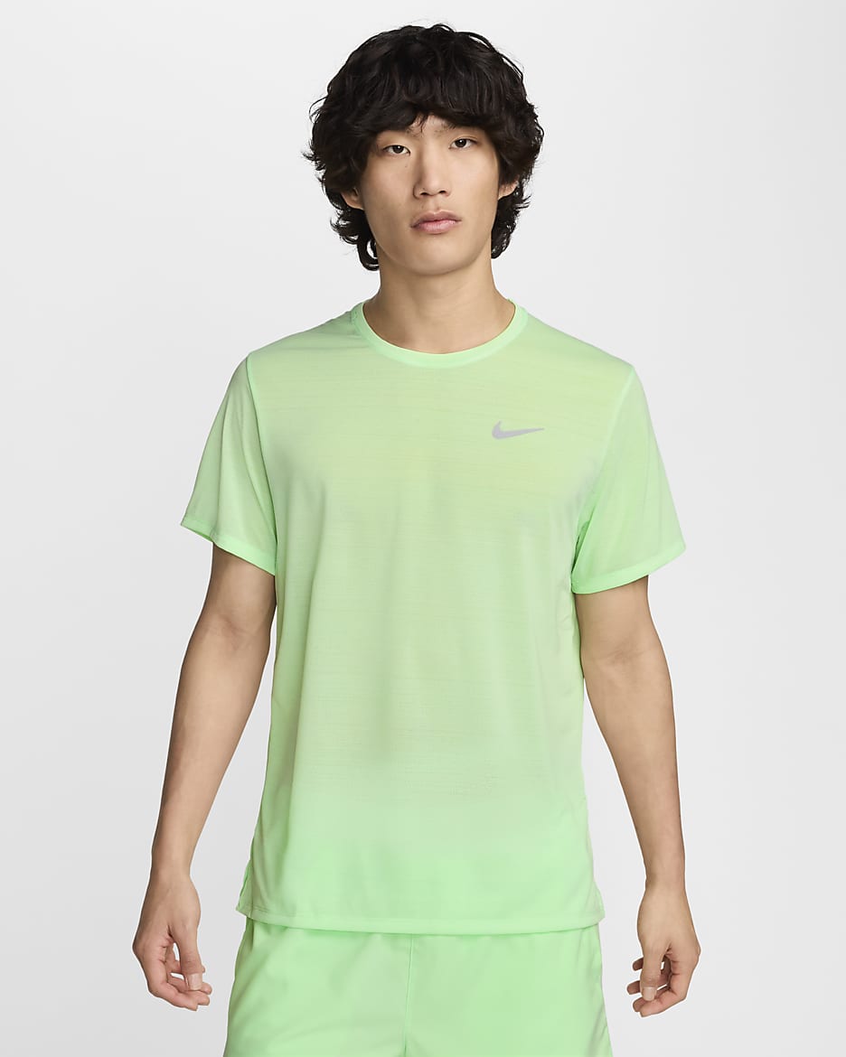 Nike Dri FIT Miler Men s Short Sleeve Running Top. Nike PH